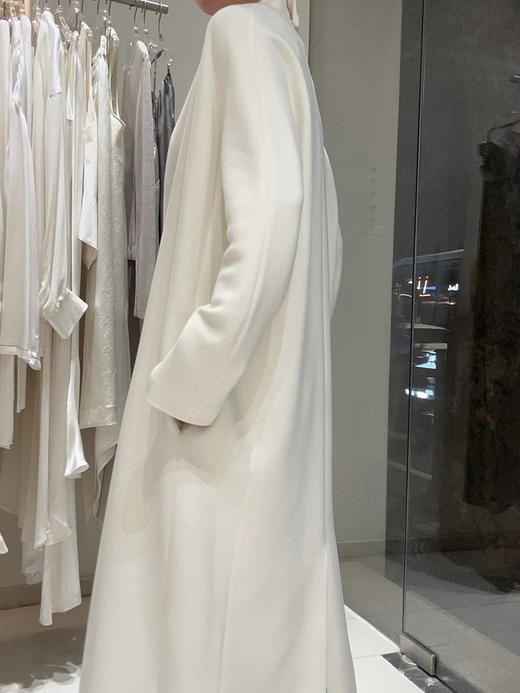 ranyepersonal｜coat 拼接袖不对称白色长款 [ 白TOUCH24CO02-2 ] 商品图9