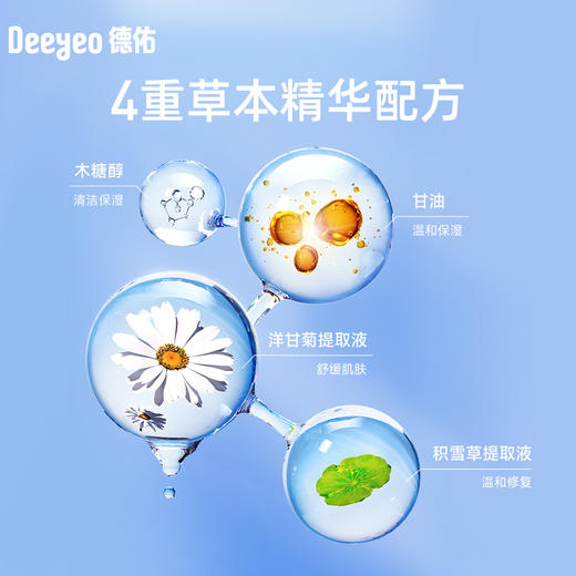 【GX】德佑婴幼儿手口柔湿巾彩色萌芽款65g布80片*5包 商品图3