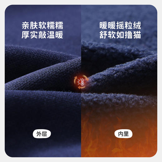 【男女同款】【加绒】【90-140】【MQDmini】男女童加绒连帽卫衣 商品图9