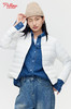 赤兔嗨购轻薄羽绒服女2024年冬季新款圆领修身运动短款内胆鸭绒保暖外套 商品缩略图1
