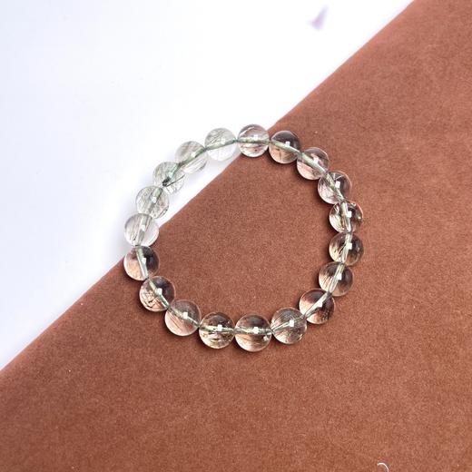 D水晶单圈手串-绿发晶圆珠10 商品图0