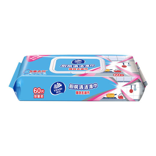 维达丨维达厨房湿巾 60片/包 商品图0