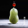 天然和田玉手工打磨白菜吊坠 质地细腻 雕工清晰 商品缩略图3