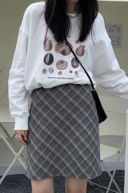 Stay2Weeks 学院风蓝绿格纹半裙 15031 商品图0
