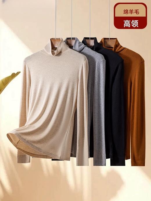 【天丝羊毛】SCHIESSER德国舒雅女士莱赛尔绵羊毛小高领打底衫保暖（单件）最大尺码XXL  30/23826Q 商品图0