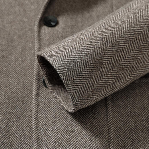 【绵羊毛】【新款DXS】大依优型大码羊毛呢西服外套商务夹克男宽松加肥加大码上衣胖子正装休闲 商品图6