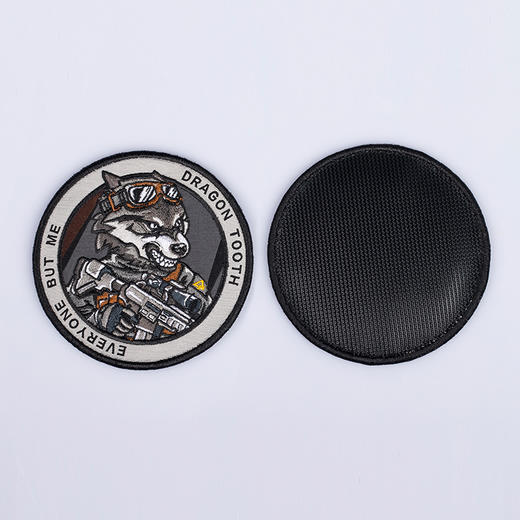 【龙牙】十二生肖战术臂章（狗）魔术贴章个性装饰魔术贴圆形通用装备 商品图2
