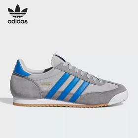 5折【自营】adidas/阿迪达斯  三叶草男系带耐穿防滑板鞋 IH1322