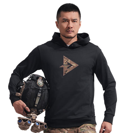 隐之君杨棉感连帽卫衣休闲百搭男士新款长袖时尚卫衣外套 商品图4