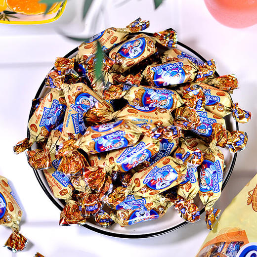 罗斯利德牌俄吉宝系列牛轧糖花生牛奶味402g/064535 奶香四溢唇齿留香 商品图1