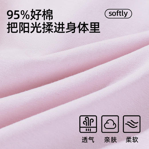 【商场同款】熳洁儿 纯棉女士家居服复古公主风连衣裙圆领套头长袖24703222/24703221 商品图4