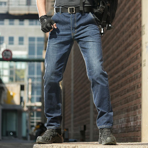 修身版五代隐锋者cordura战术通勤男士牛仔裤修身版休闲户外长裤 商品图2