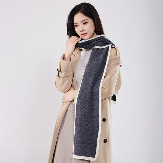 【绮】皓曼新潮针织纯羊毛围巾系列，HM-E001 商品图1