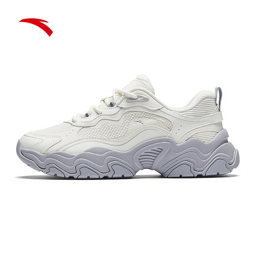 安踏陨石丨复古老爹鞋女冬季新款革网拼接潮流休闲鞋子122448856 商品图6