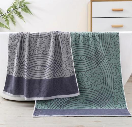 【2条装浴巾59.9元】自然醒纯棉加厚浴巾男女通用全棉柔软吸水不掉毛洗澡大毛巾裹巾男款高档WDF 商品图3