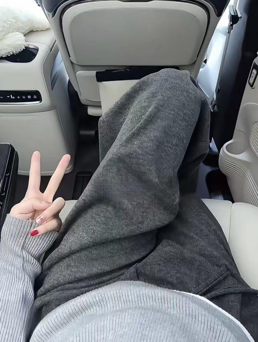 <曾小咸推荐> 高腰糯米休闲裤 常规款 活动价89.99/件！！加绒 活动价99.99/件！羊羔毛加绒款 活动价109.99/件 ！【预售款，预计3-15天发货】 商品图3