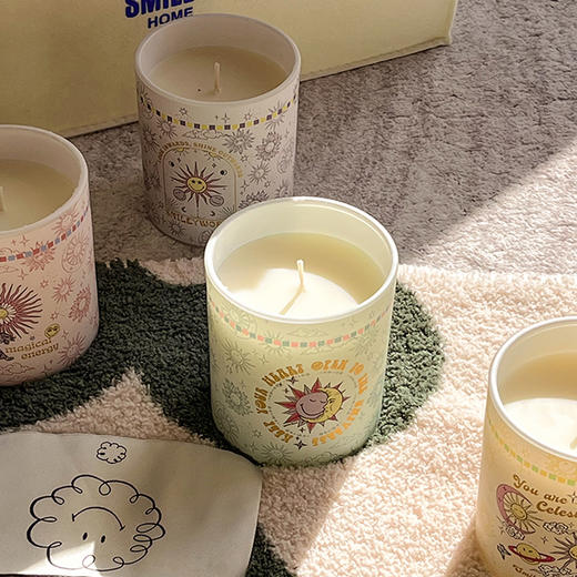 Smiley home Celestial 情绪因子香氛蜡烛无火香薰 商品图0