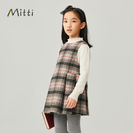 【5折】8楼MITTI童装冬款女童连衣裙吊牌价；1099元 活动价：549元 商品图0