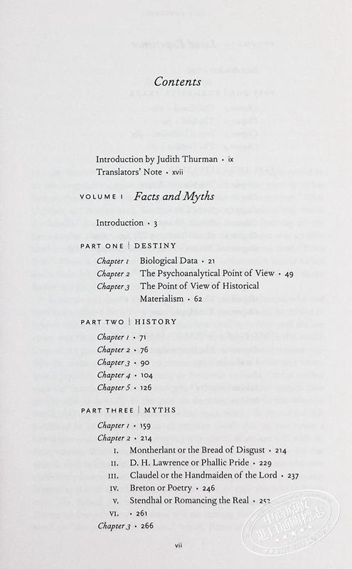 预售 【中商原版】波伏娃 第二性 The Second Sex 英文原版 Simone De Beauvoir 商品图4