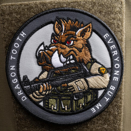 十二生肖战术臂章（猪）魔术贴章个性精美现代装饰圆形装备男 商品图3