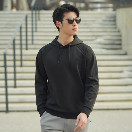 隐之云桦轻量连帽卫衣休闲百搭户外商务男春秋时尚潮流外套 商品图0