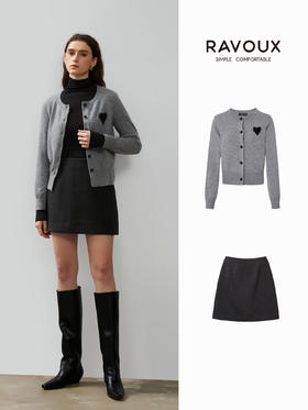 极简格雷系|一衣多穿针织开衫太好搭了