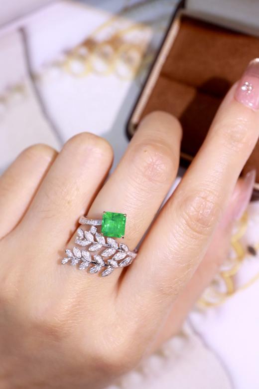 1.14克拉哥伦比亚祖母绿戒指 商品图3