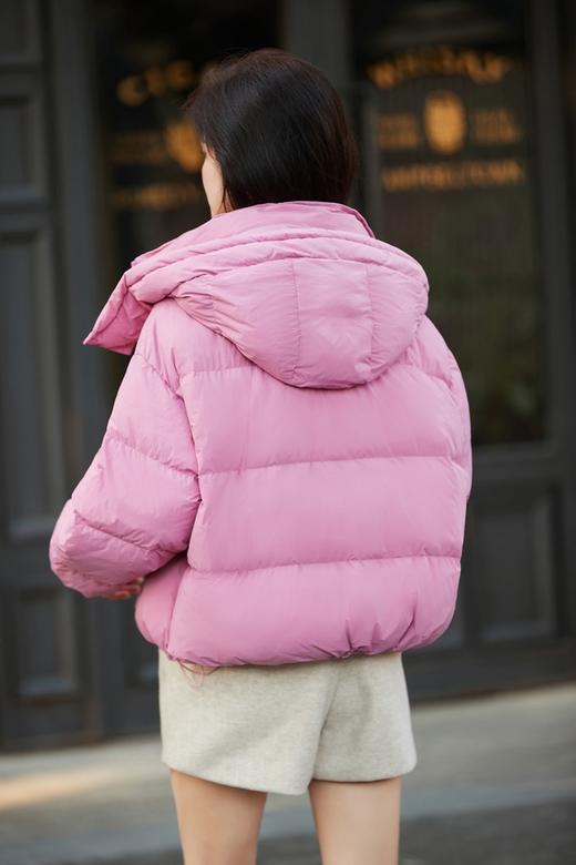 ANSUABEL 粉色短款白鸭绒外套 19482 商品图6