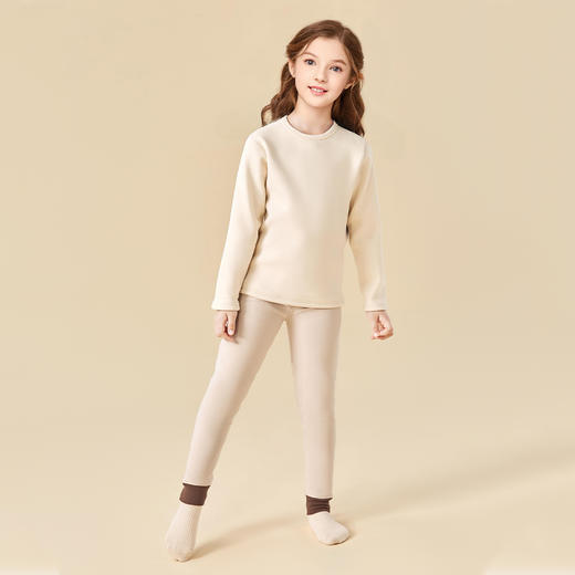 笛莎Deesha 女童家居裤2024冬季新款女童德绒面料儿童家居裤 商品图2