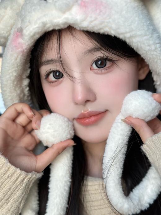 susugirl月抛 猫眼石黑/猫眼石棕/柿柿如意/粉雾桃子/蜜桃小方/厚乳拿铁 14.5mm  水凝胶 黑棕粉 商品图1