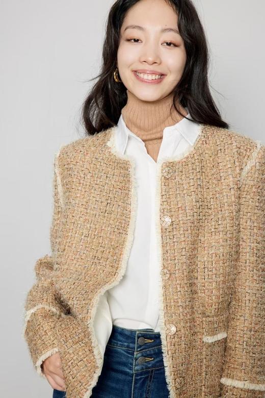 Le Malene 小香风暖黄羽绒服外套 19394 商品图1