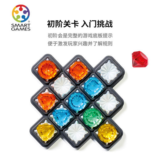 SmartGames Diamond Quest 钻石迷阵 桌游 适合年龄8+ 儿童益智 比利时游戏 SG093 商品图2