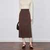 【高货wl】全新升级【铂金会员247/天猫329/差价82】(20129) 洛诗琳秋冬新款高腰时尚美拉德廘皮绒通勤简约直筒半身裙 商品缩略图1