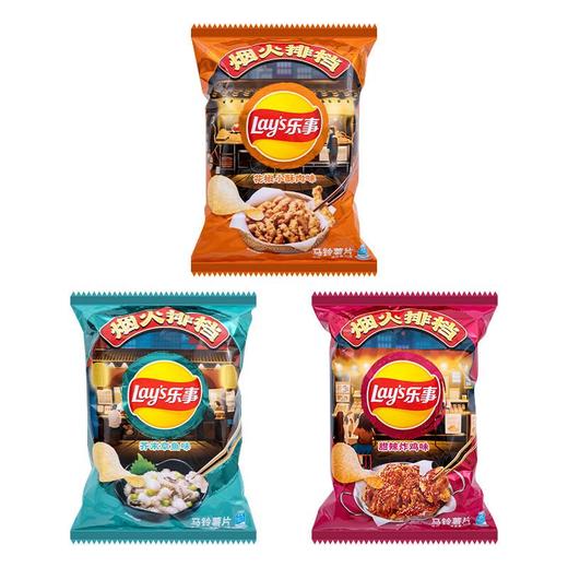 乐事烟火排档薯片70g（甜辣炸鸡/芥末章鱼/花椒小酥肉） 商品图0