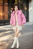 ANSUABEL 粉色短款白鸭绒外套 19482 商品缩略图3