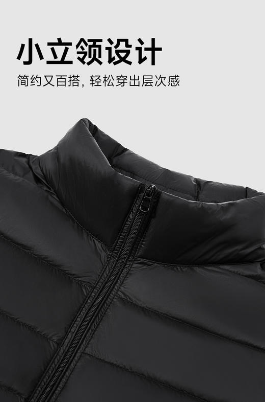 赤兔嗨购轻薄羽绒服男2024年冬季新款立领连帽修身运动短款鸭绒保暖外套 商品图7