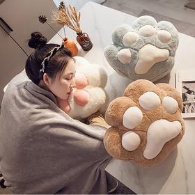 DWF04秋冬仿真兔毛猫爪抱枕两用二合一空调毯子 办公室靠枕午休枕靠枕RJ063