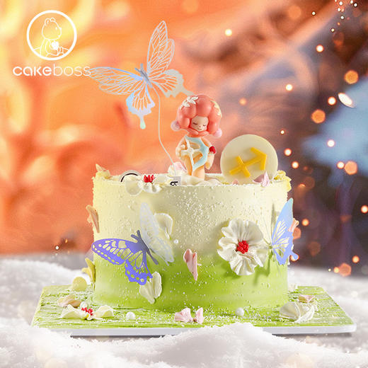 ♐射手座“蝴蝶山谷”生日蛋糕 商品图3