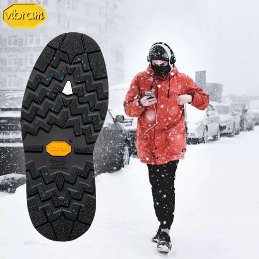 意大利进口Vibram韦伯冰底整底冬季冰雪地运动休闲鞋靴修鞋换底鞋材大底 商品图2