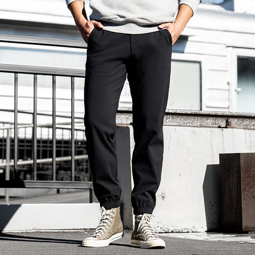 隐之游骑轻量保暖束脚裤男加绒保暖战术休闲束脚裤户外男裤 商品图3