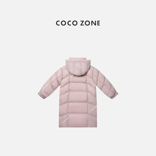COCO ZONE 秋冬90鹅绒长款连帽保暖羽绒服CC2D2890 商品图1