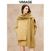 VIMAGE纬漫纪冬季新款气质高级围脖慵懒显瘦棉服V2210805 商品缩略图0