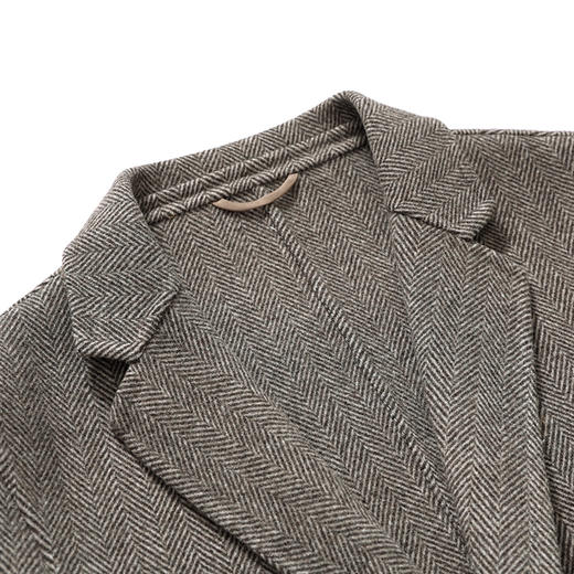 【绵羊毛】【新款DXS】大依优型大码羊毛呢西服外套商务夹克男宽松加肥加大码上衣胖子正装休闲 商品图7