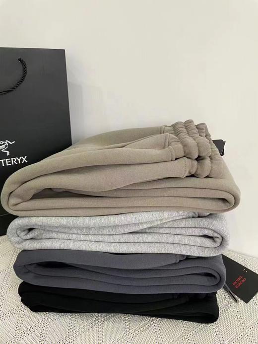 男女同款冬季始祖n加绒松紧腰卫裤厚 商品图0