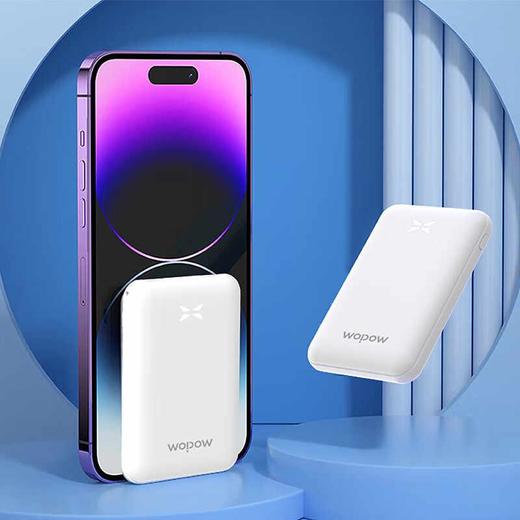WOPOW沃品L36便携小鹏灯显超薄移动电源充电宝可上飞机快充10000毫安 商品图0