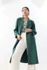 ESTELLICA 高端时髦款深绿色长款羊毛大衣 19381 商品缩略图10