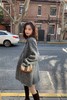 ESTELLICA 深灰色中长款宽版羊毛大衣 19309 商品缩略图4