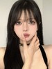 susugirl月抛 猫眼石黑/猫眼石棕/柿柿如意/粉雾桃子/蜜桃小方/厚乳拿铁 14.5mm  水凝胶 黑棕粉 商品缩略图3