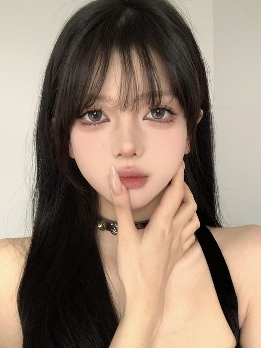 susugirl月抛 猫眼石黑/猫眼石棕/柿柿如意/粉雾桃子/蜜桃小方/厚乳拿铁 14.5mm  水凝胶 黑棕粉 商品图3