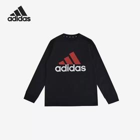 5折【自营】adidas/阿迪达斯  秋季新款儿童经典运动休闲长袖T恤 IS5190